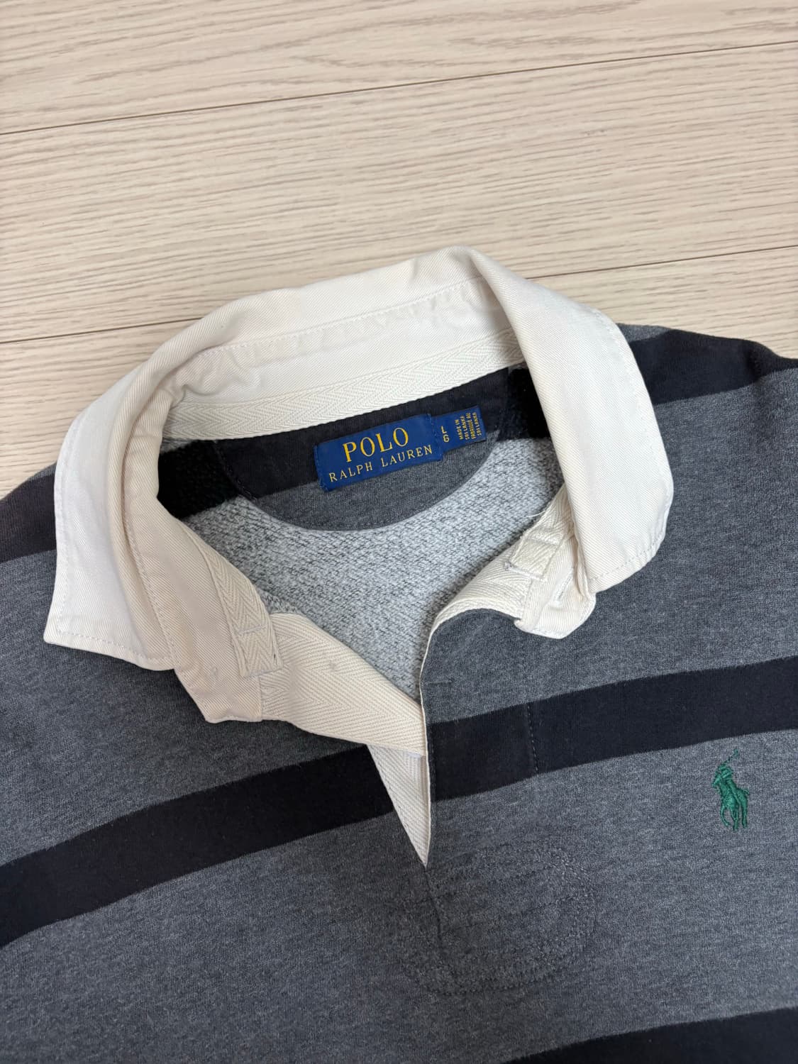 폴로 스트라이프 카라 롱슬리브  상품이미지3