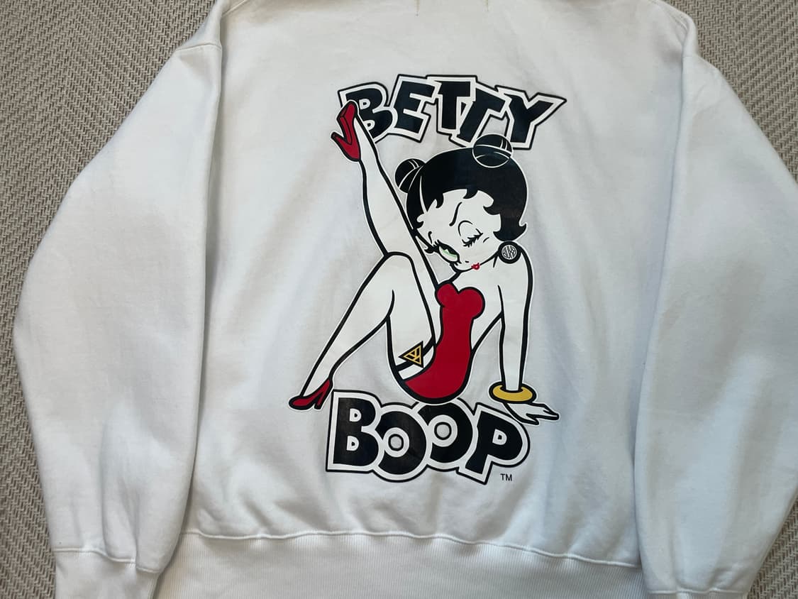 90s 빈티지 베티붑 후드티  J04123 상품이미지2