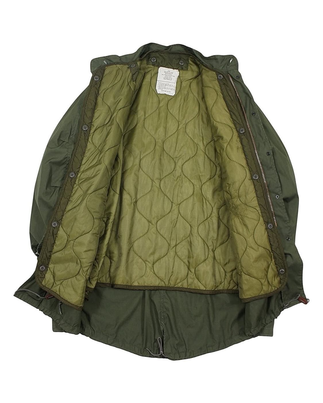 1980s US Army 미군 M-65 피쉬테일 파카 개파카 밀리터리 상품이미지4