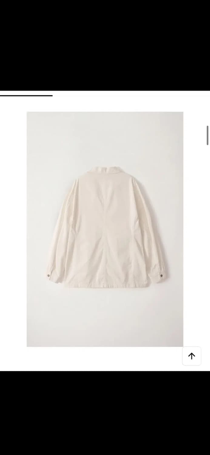 낫띵리튼 French work jacket (White) 상품이미지4