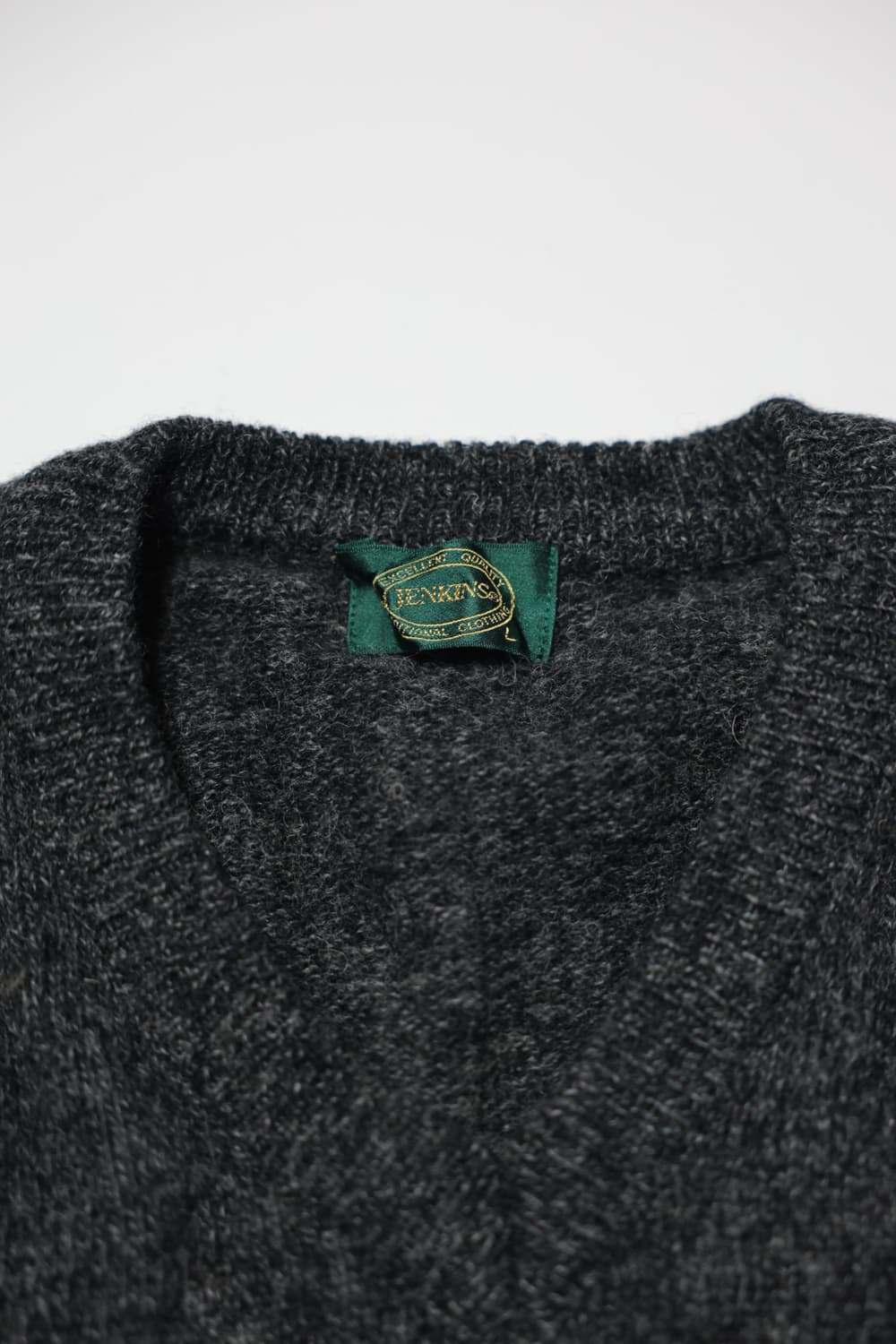 [JPN] Charcoal Gray Shaggy Dog Wool Knit 상품이미지2