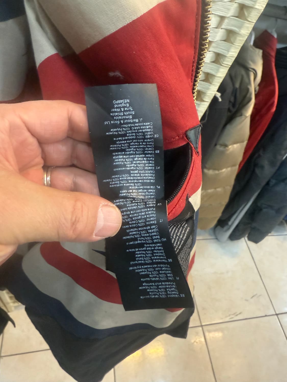 100 정품 바버 인터내셔널 왁싱 자켓 팝니다 상품이미지7