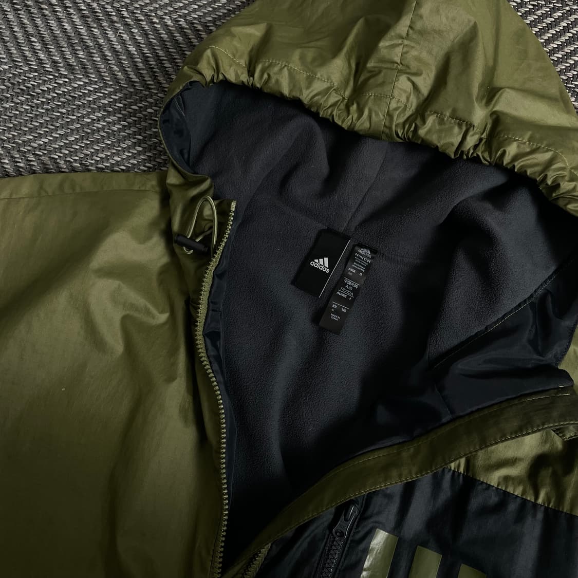 아디다스 신형 배색 나일론 기모 자켓 y 3342 상품이미지6