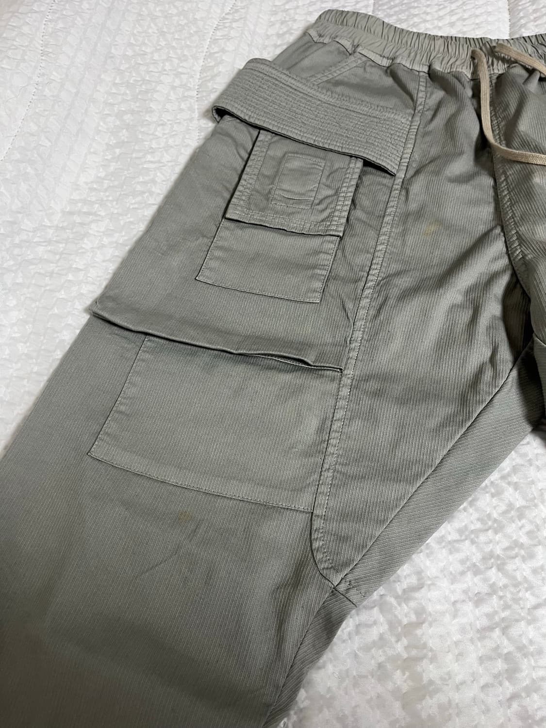 릭오웬스 다크그레이 태권도 팬츠 상품이미지3