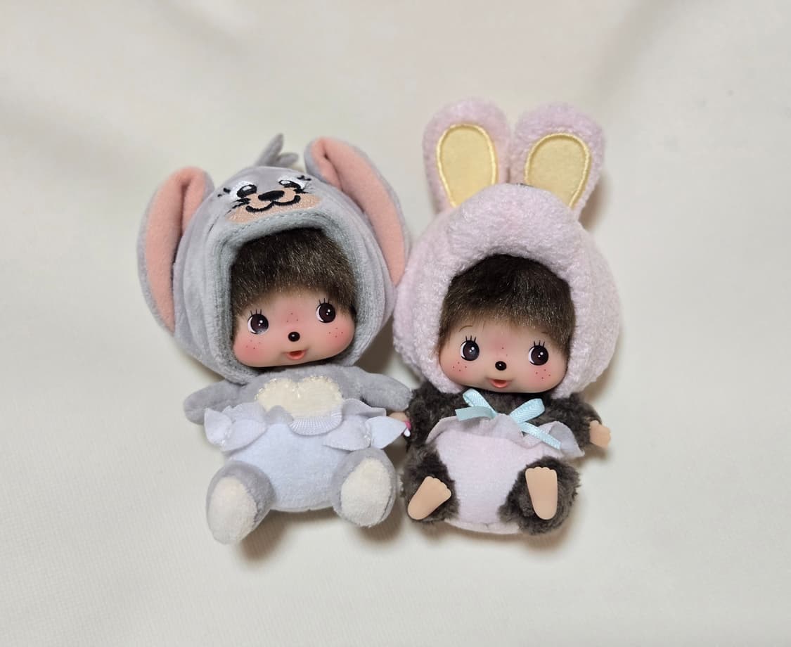 몬치치 토끼 제리 키링 세트 상품이미지1