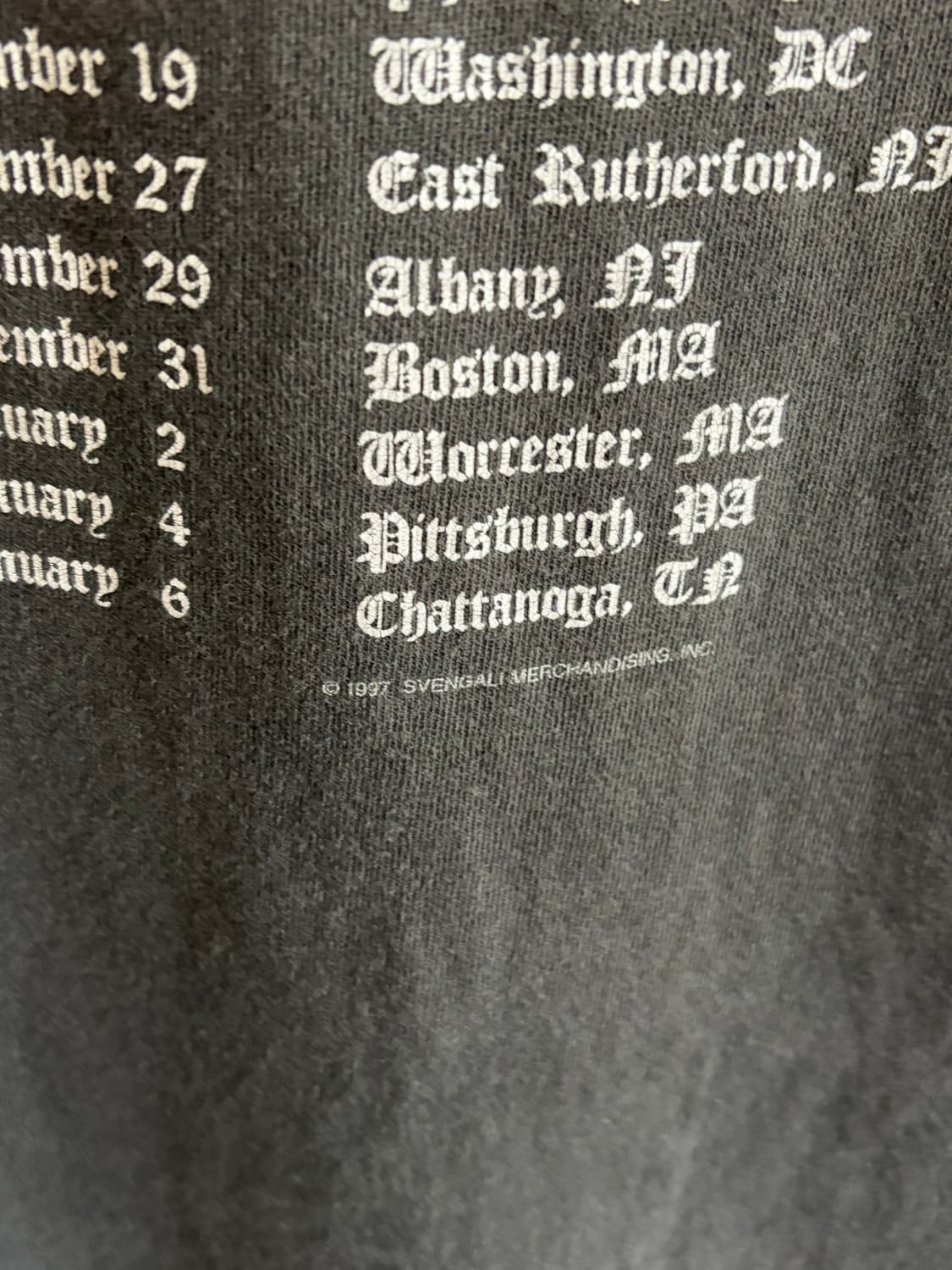 90s 에어로스미스 투어 티셔츠 상품이미지5