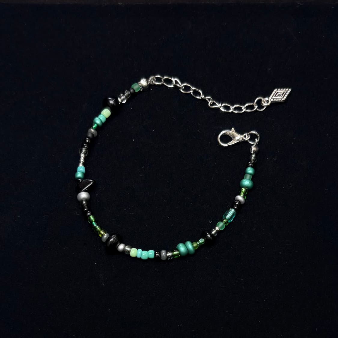 핸드메이드 비즈 팔찌 Mint Choco 032 상품이미지3