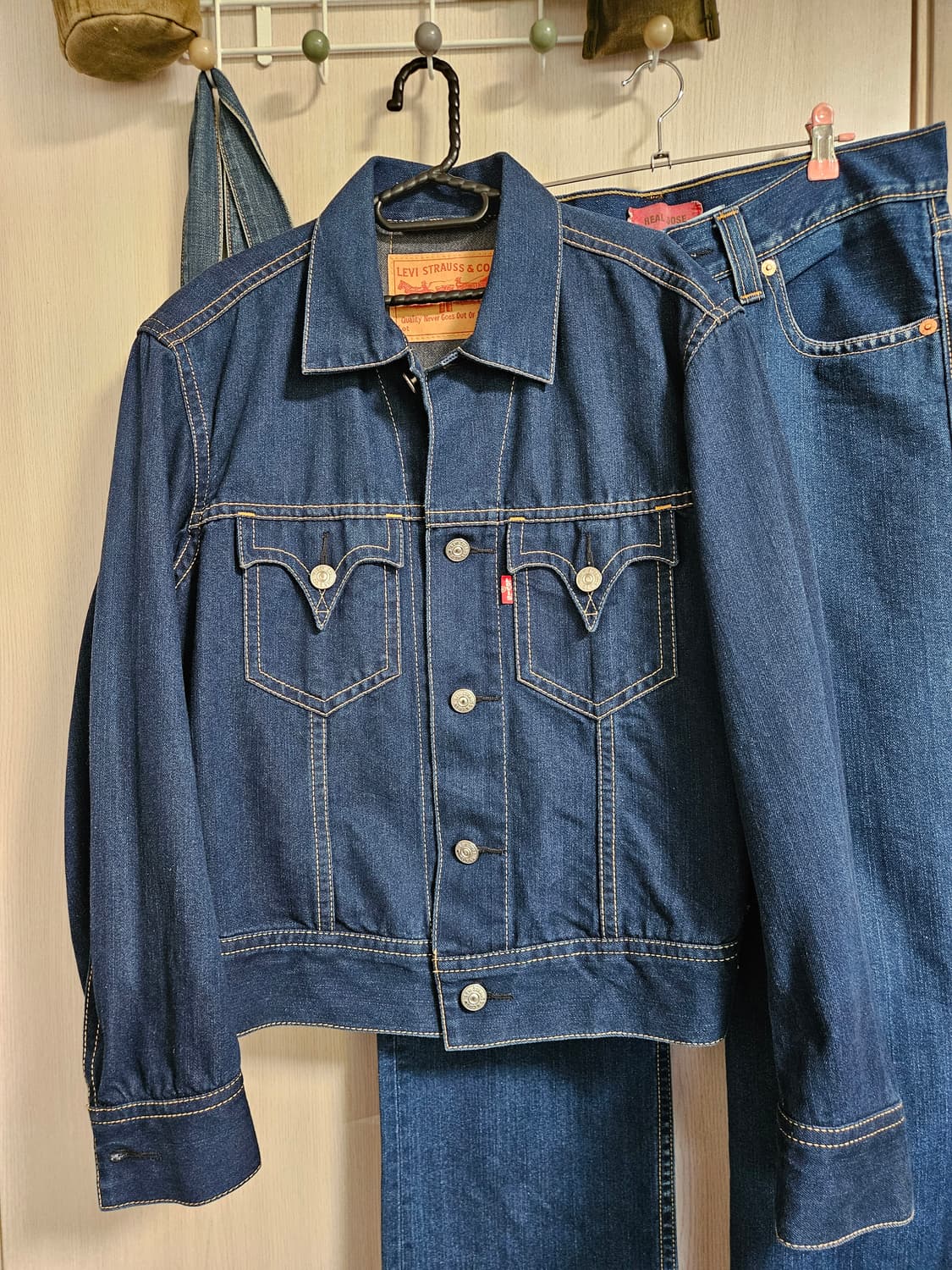 00s Levis type1 셋업 m/31 리바이스 타입1 리얼루즈 상품이미지1