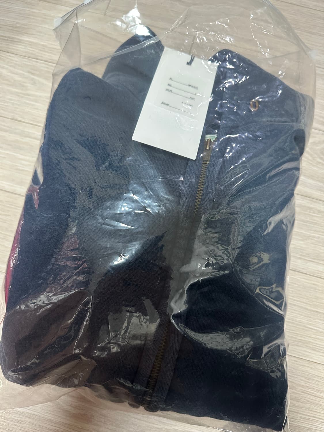 [3] 아프레쎄 25AW 후드집업 네이비 새상품 상품이미지1