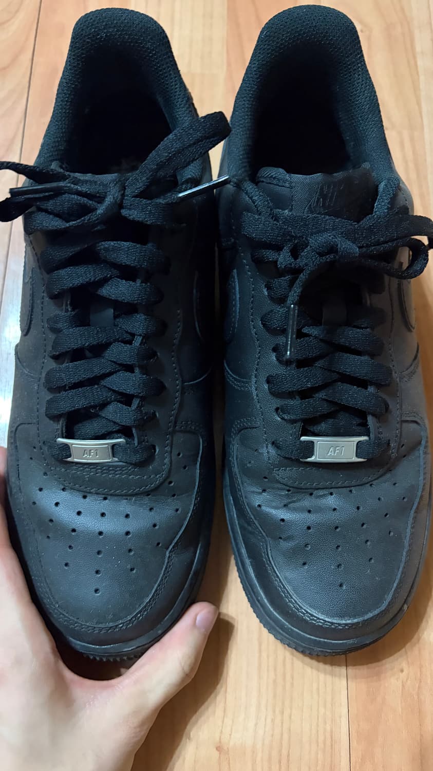 나이키 에어포스 1 '07 로우 트리플 블랙 260 상품이미지3