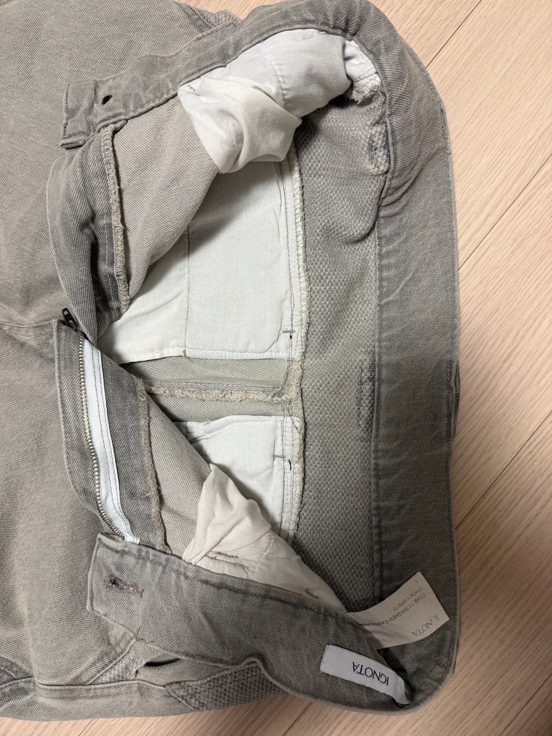 이그노타 코어:11 워시드 카고 팬츠 s 상품이미지7