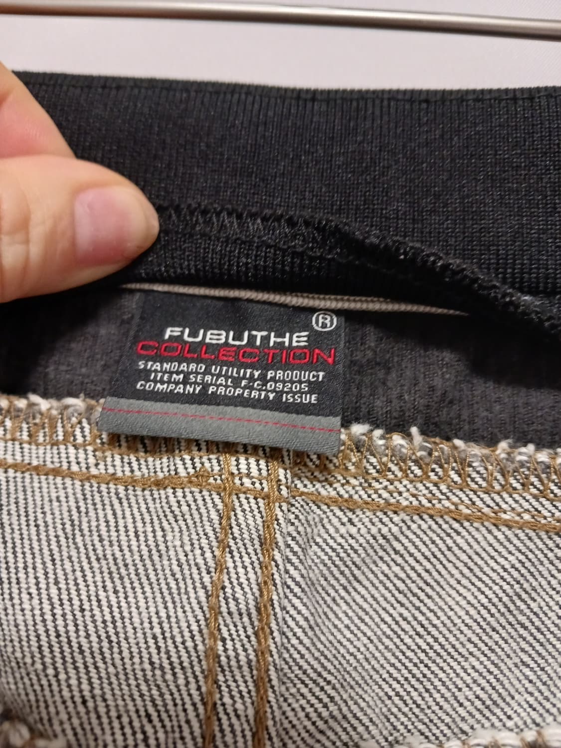 Fubu 뒷밴딩 데님 조거팬츠 상품이미지6