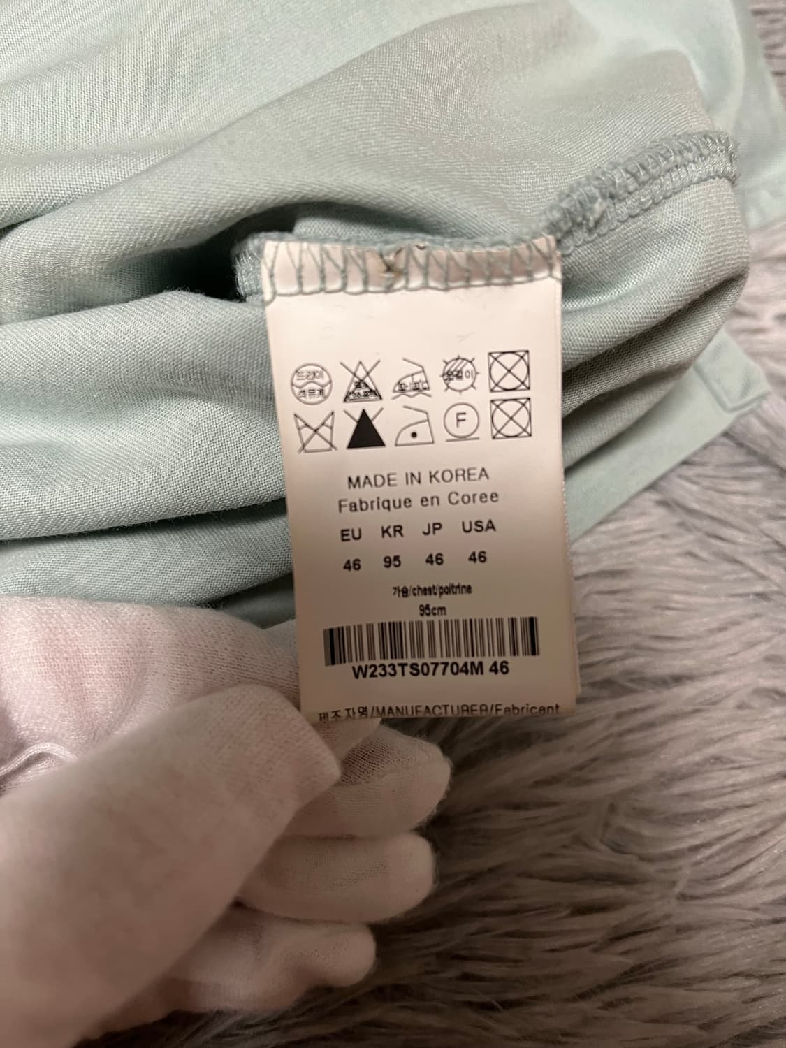 [23ss/46size] 우영미 백로고 반팔 상품이미지5