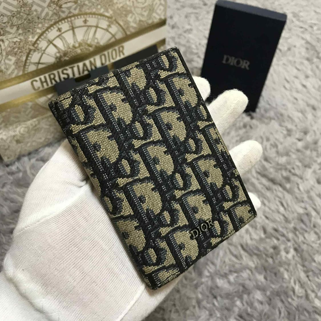 {클로젯}[크림 풀구성]디올 오블리크 오거나이저 카드지갑 상품이미지3