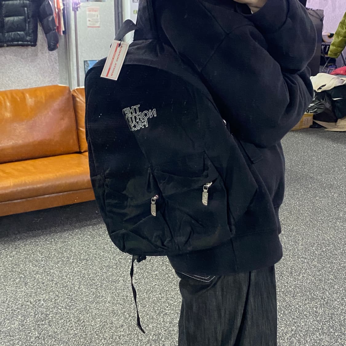 노스페이스 미들로고 미디움 백팩 B3309 상품이미지1