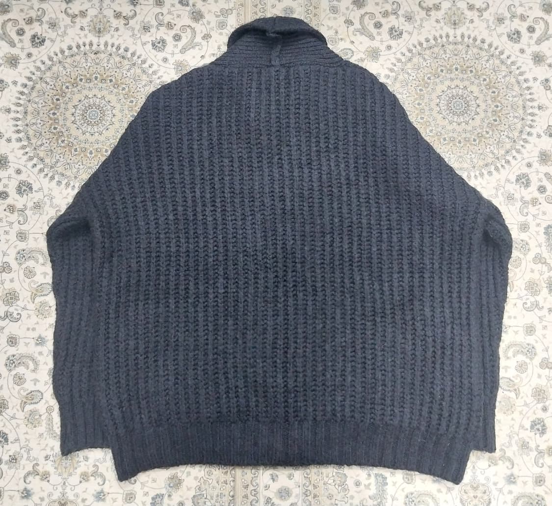 ZARA 진네이비 숄가라 가디건 M (크게나옴) 상품이미지2