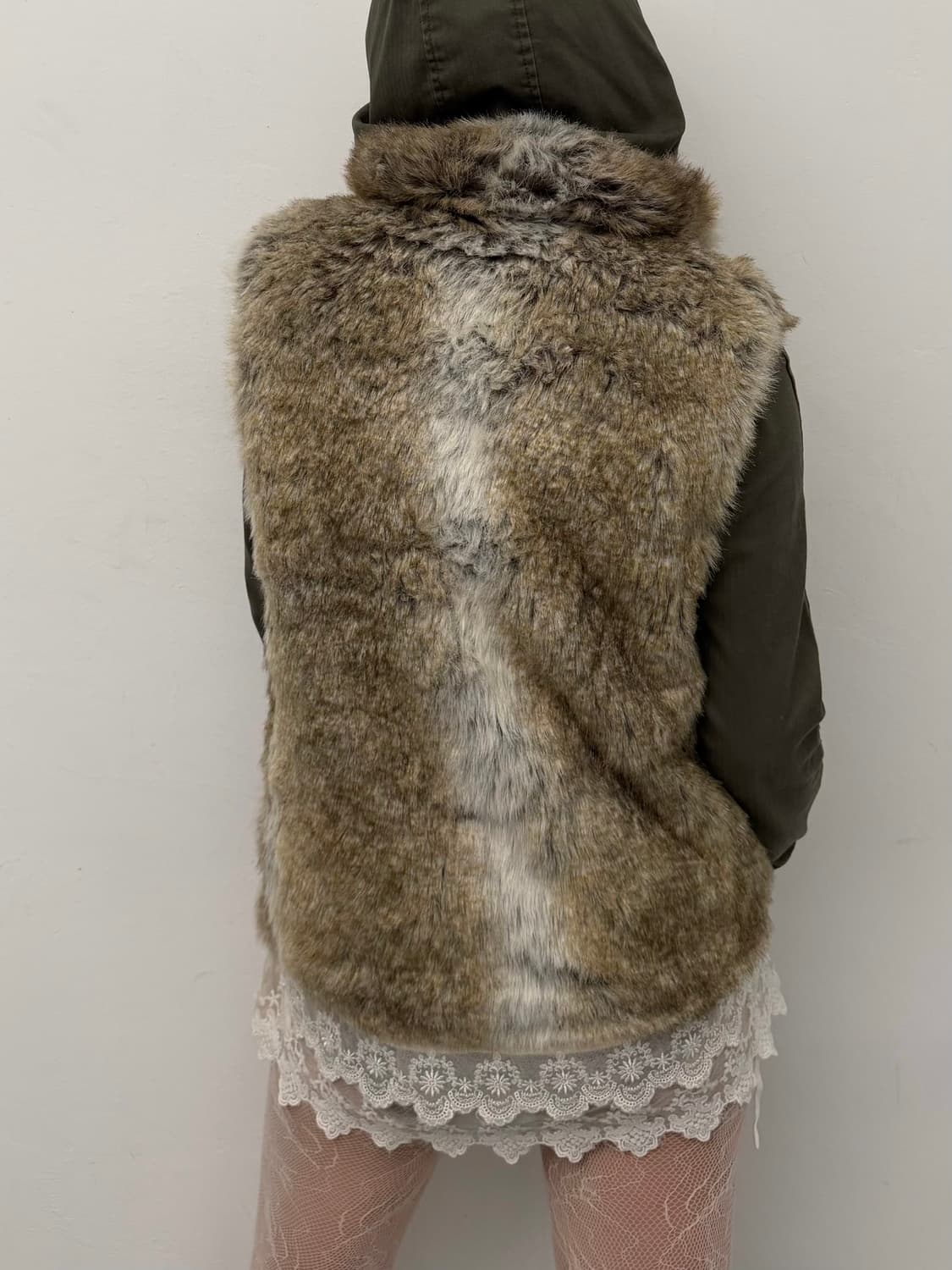 리버시블 퍼 베스트 상품이미지4