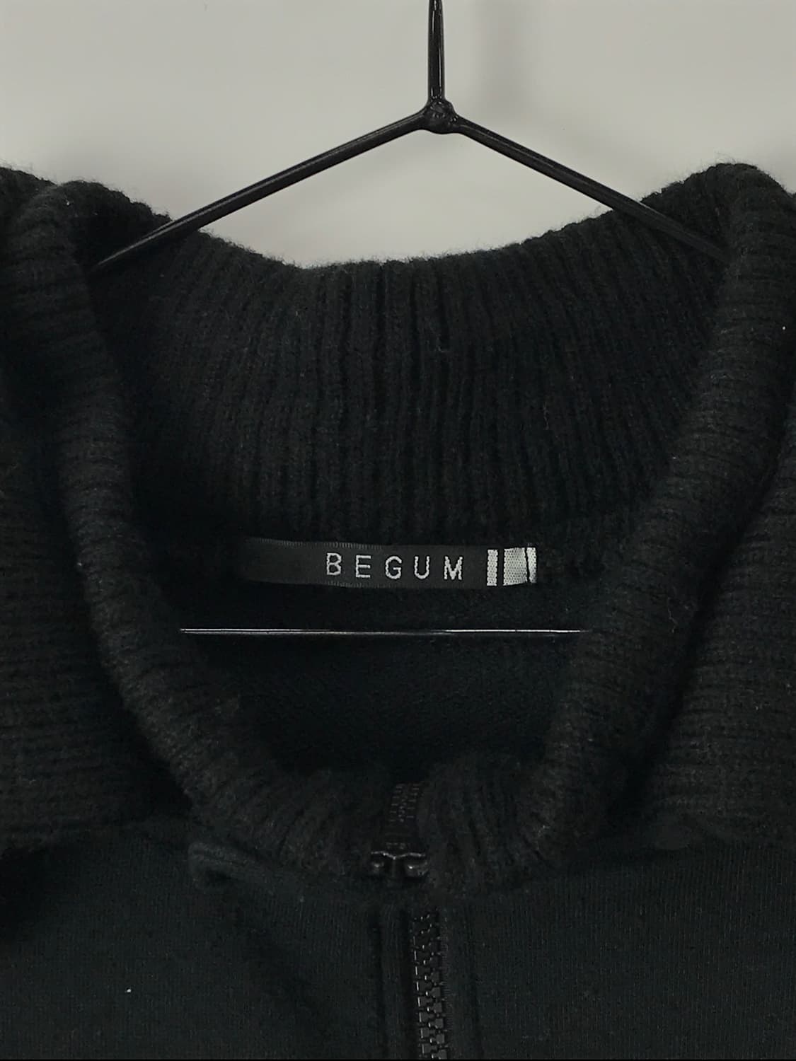 BEGUM Y2k Knit Collar Zip-Up Jacket 상품이미지7