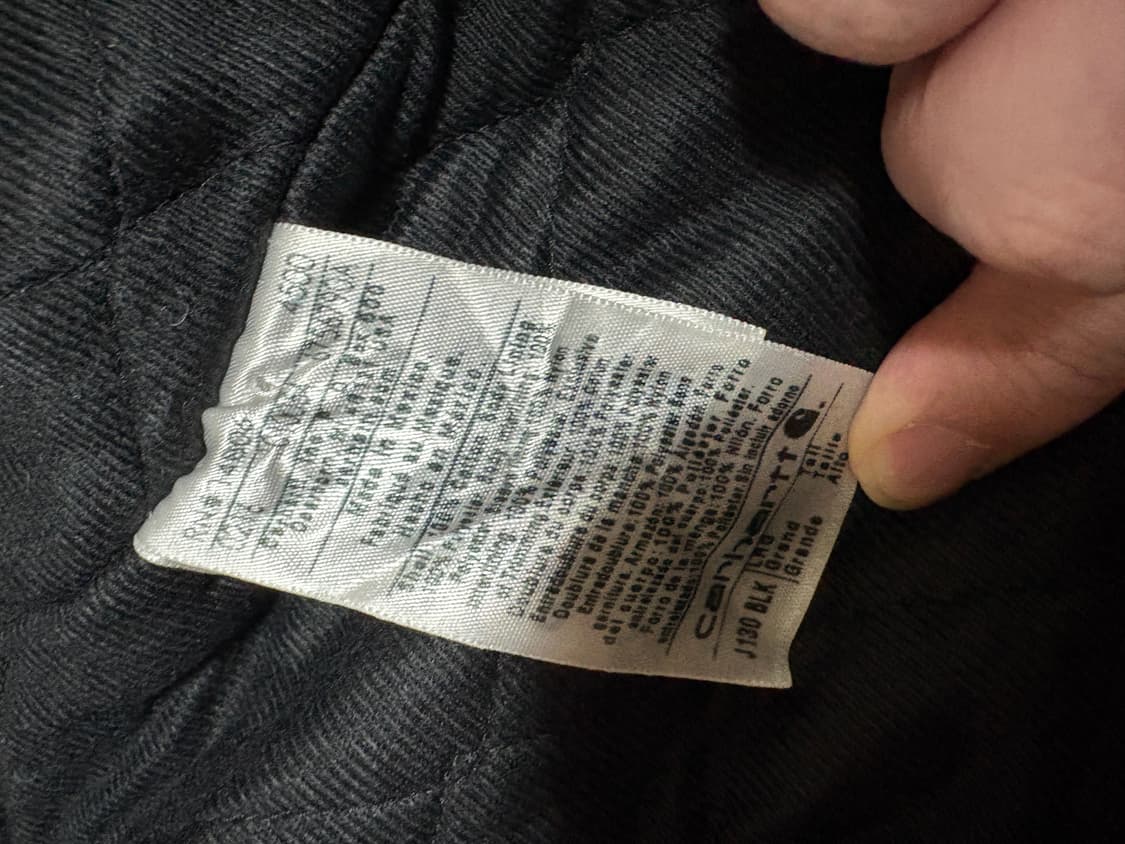 [L-Tall] 칼하트 빈티지 엑티브 자켓 j130 blk 상품이미지5