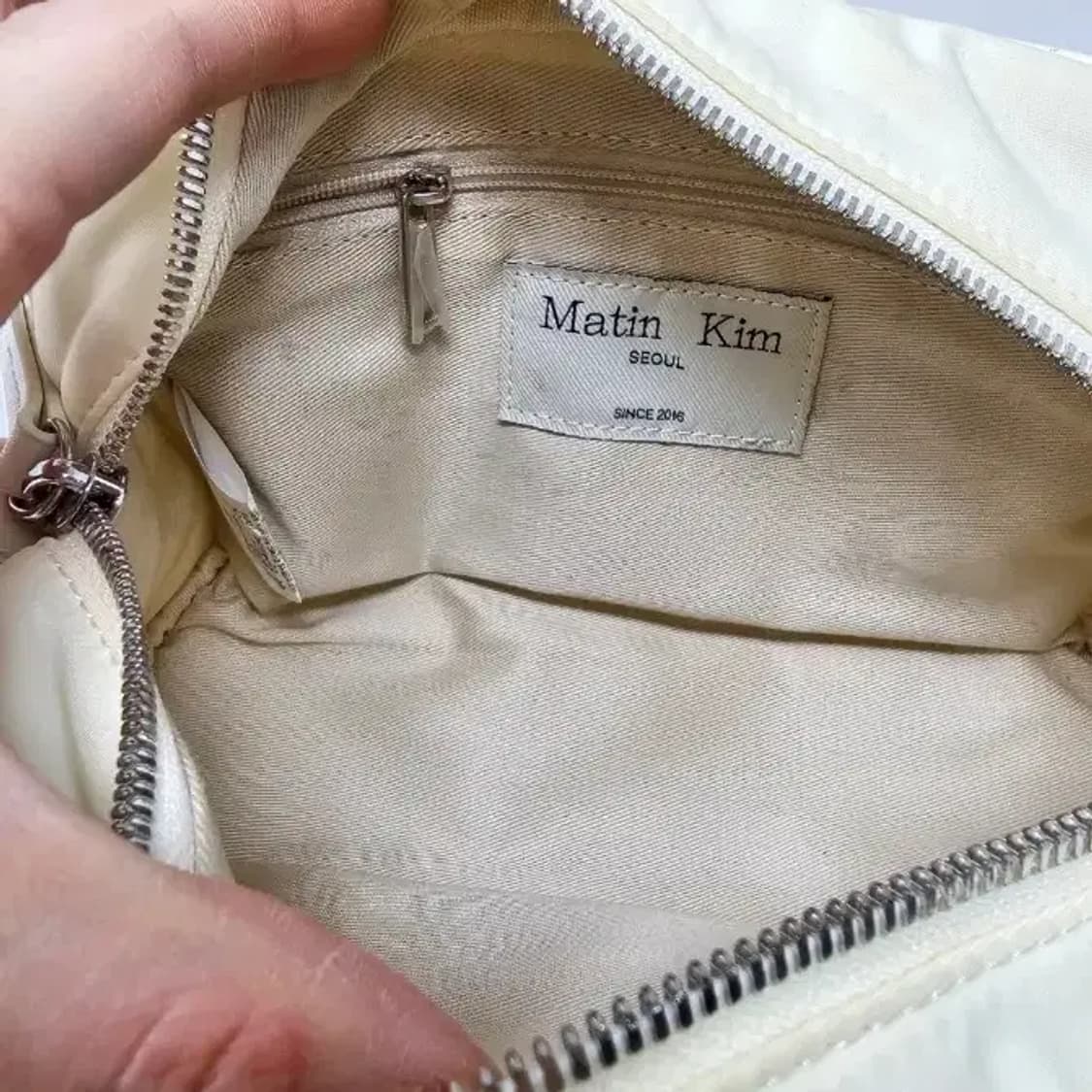 마뗑킴 베이비 스포티 토트백 아이보리 상품이미지8