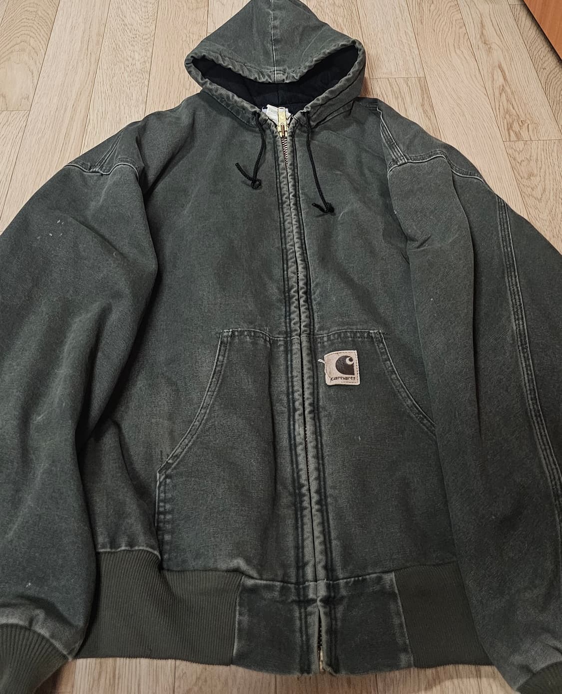 칼하트 J130 액티브 자켓 모스그린 5XL 상품이미지1