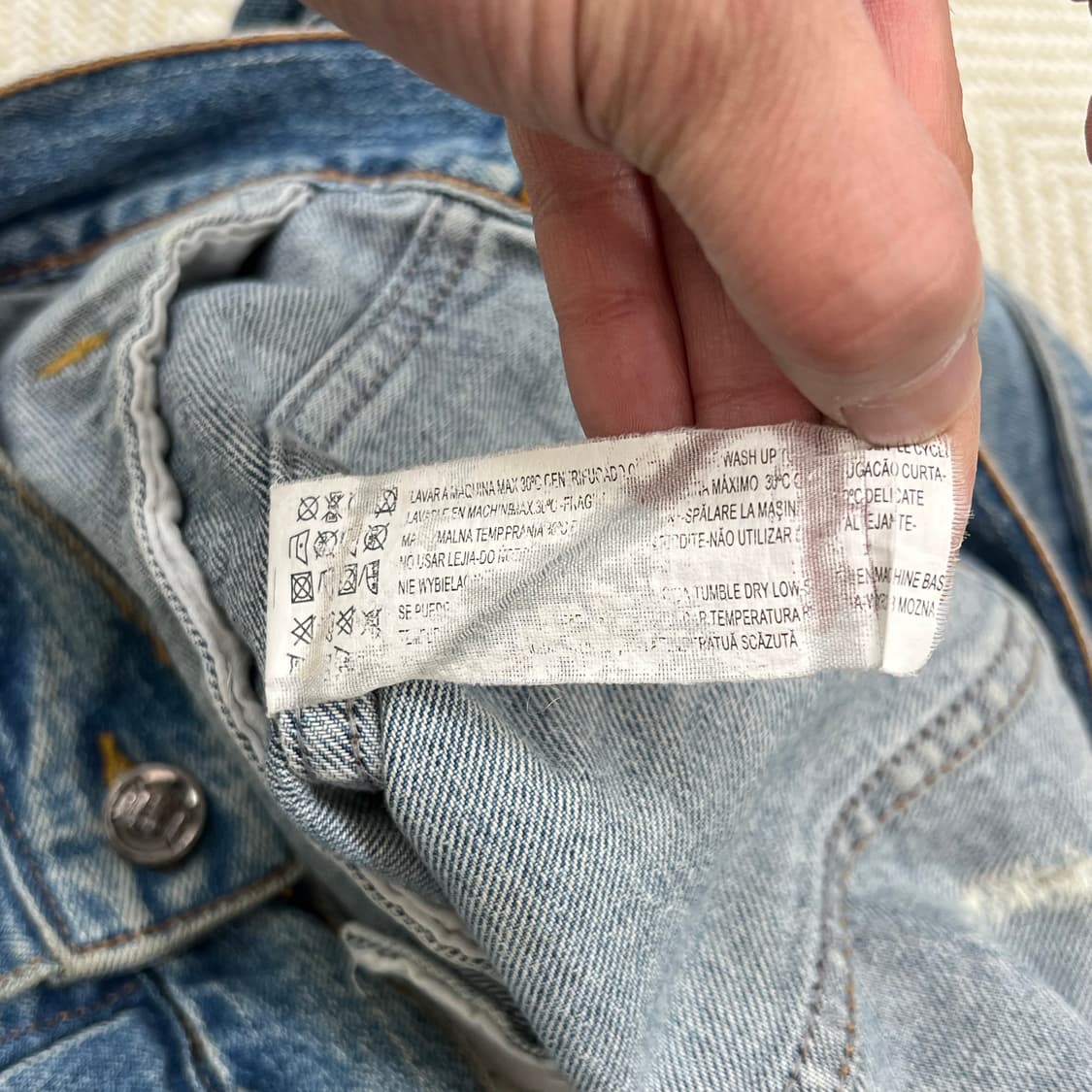 gap cargo dept 프린팅 데님자켓 r3062 상품이미지8