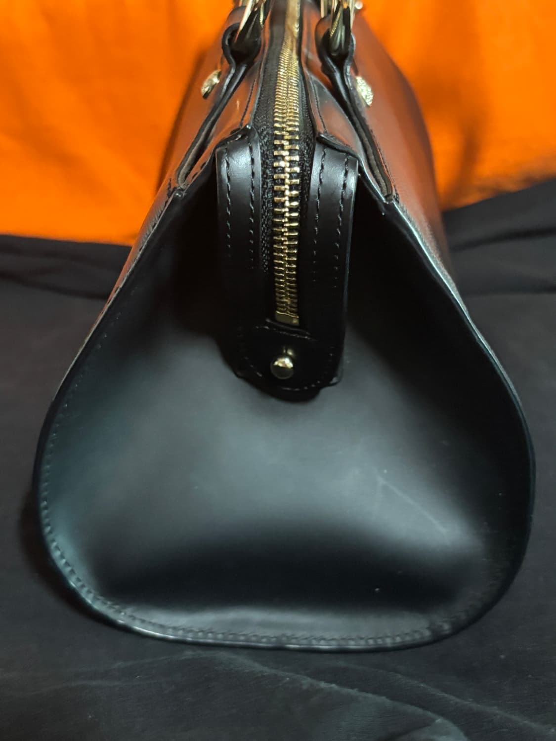 vintage quatorze leather tote bag 도트백 상품이미지4