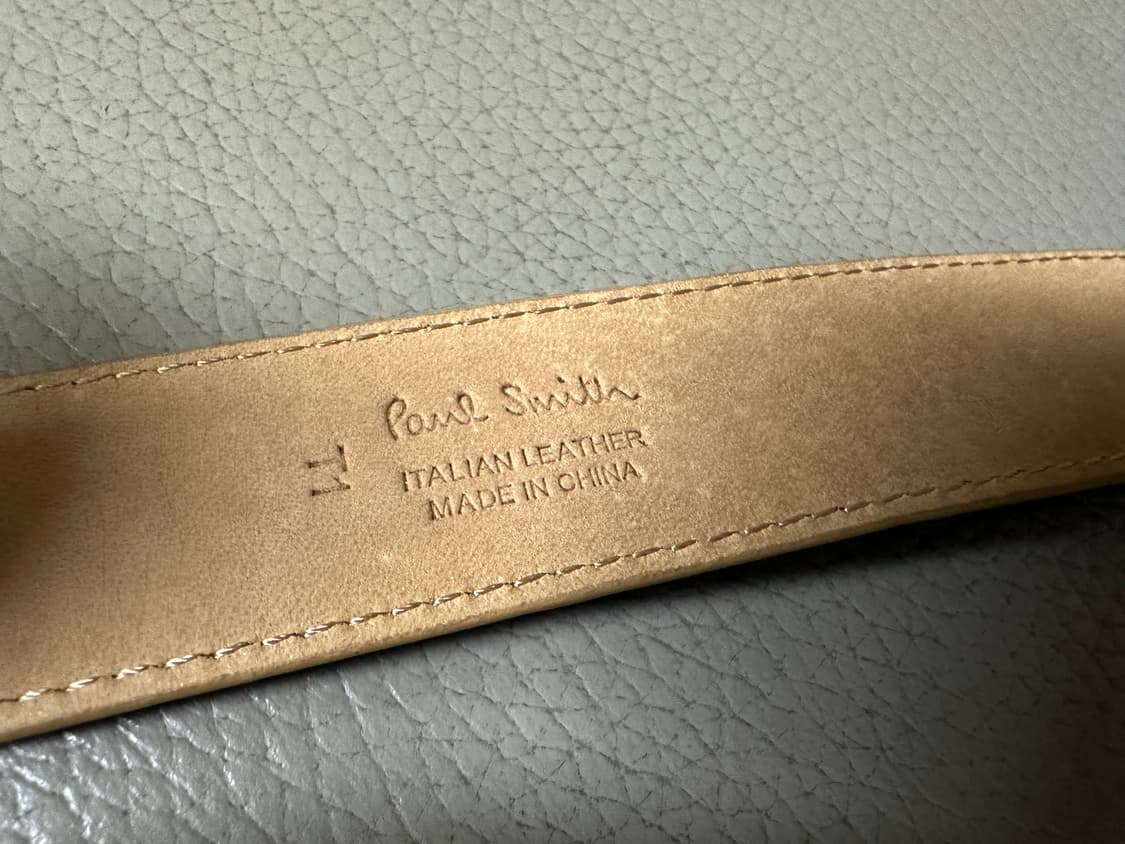 폴스미스 키즈 가죽 스트라이프 벨트(날씬 여성) 상품이미지5