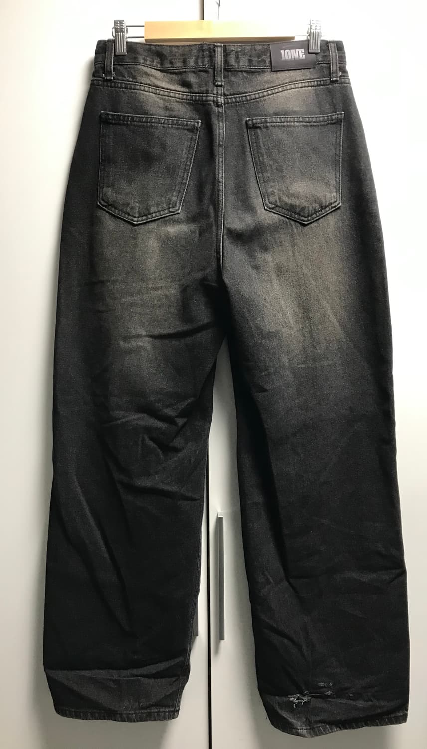 블랙업 폴디아 워싱 와이드 데님 팬츠 상품이미지8