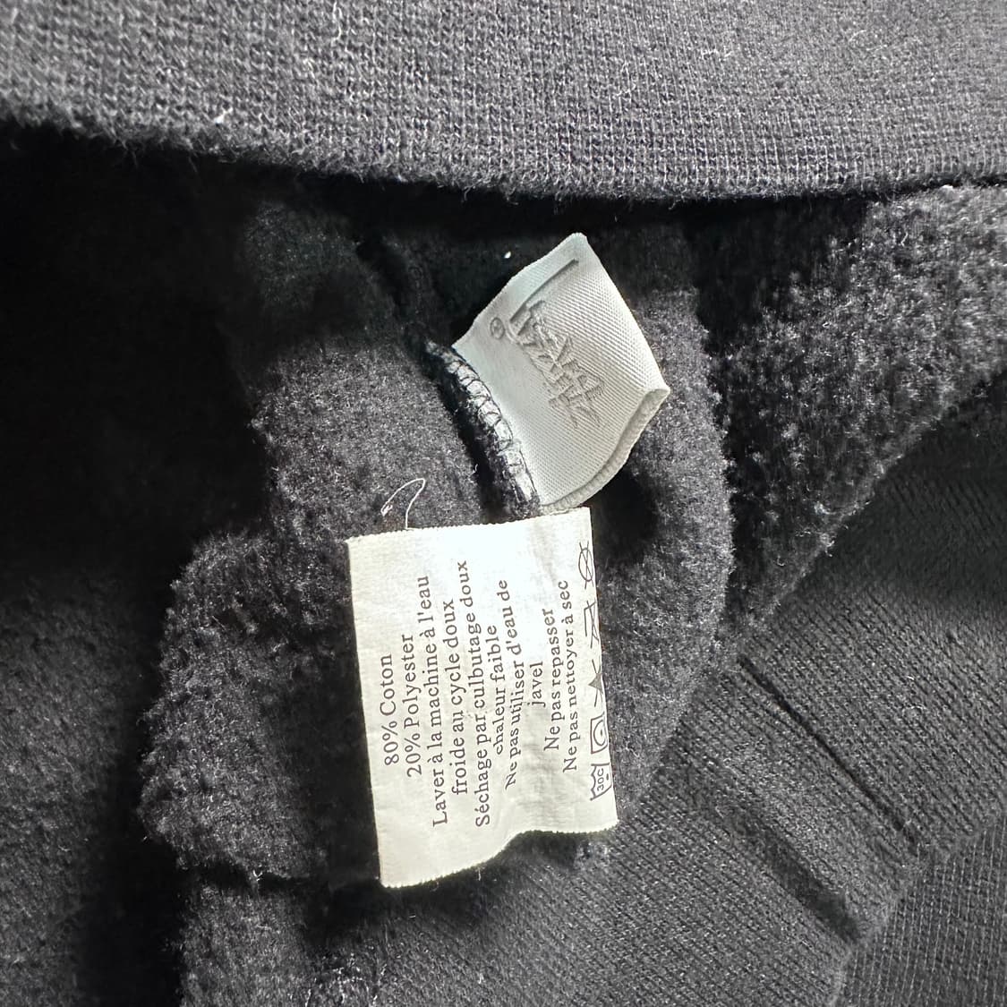 스투시 스탁로고 블랙 맨투맨   상품이미지5