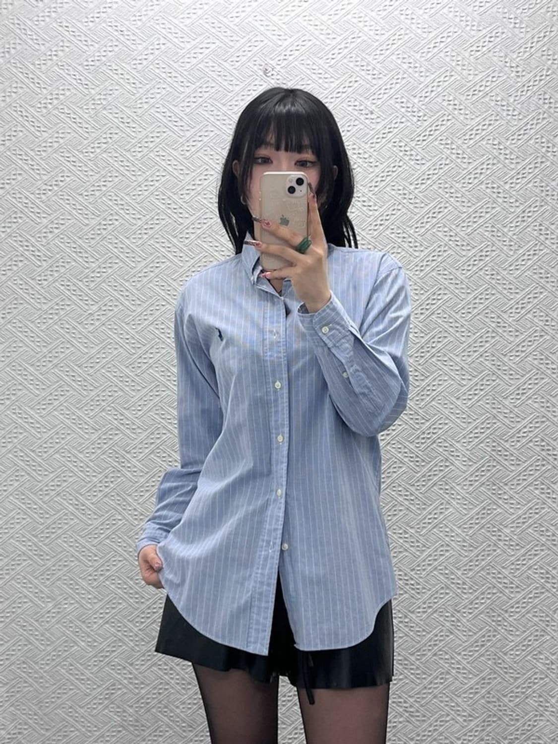 폴로 랄프로렌 야머스 빈티지 캐주얼 스몰체크 셔츠 105 C11548 상품이미지1