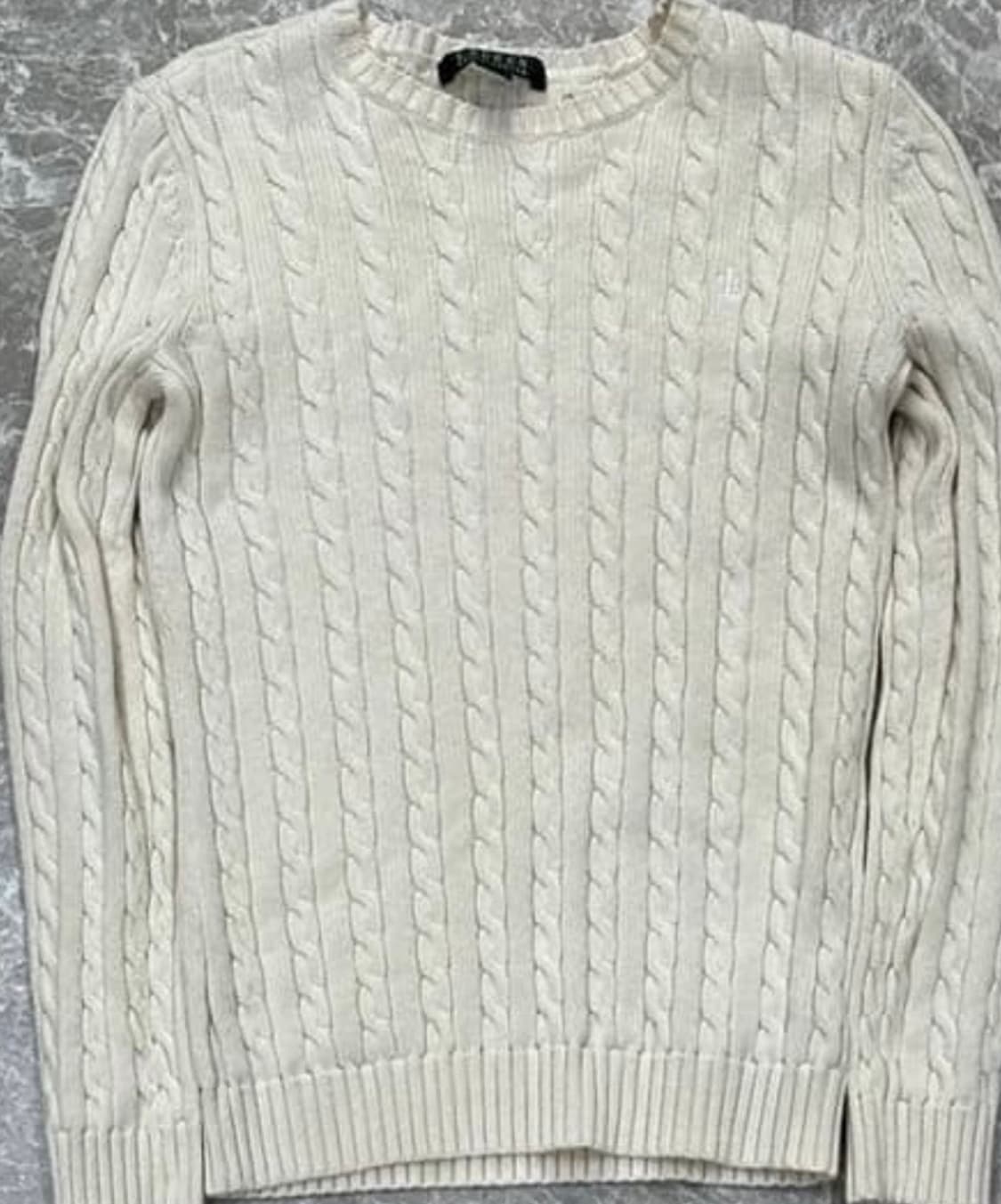 폴로 아이보리 니트 상품이미지1