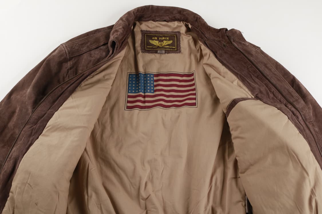 [XXL] 랜딩 레더 에어포스 A-2 스웨이드 자켓 상품이미지8