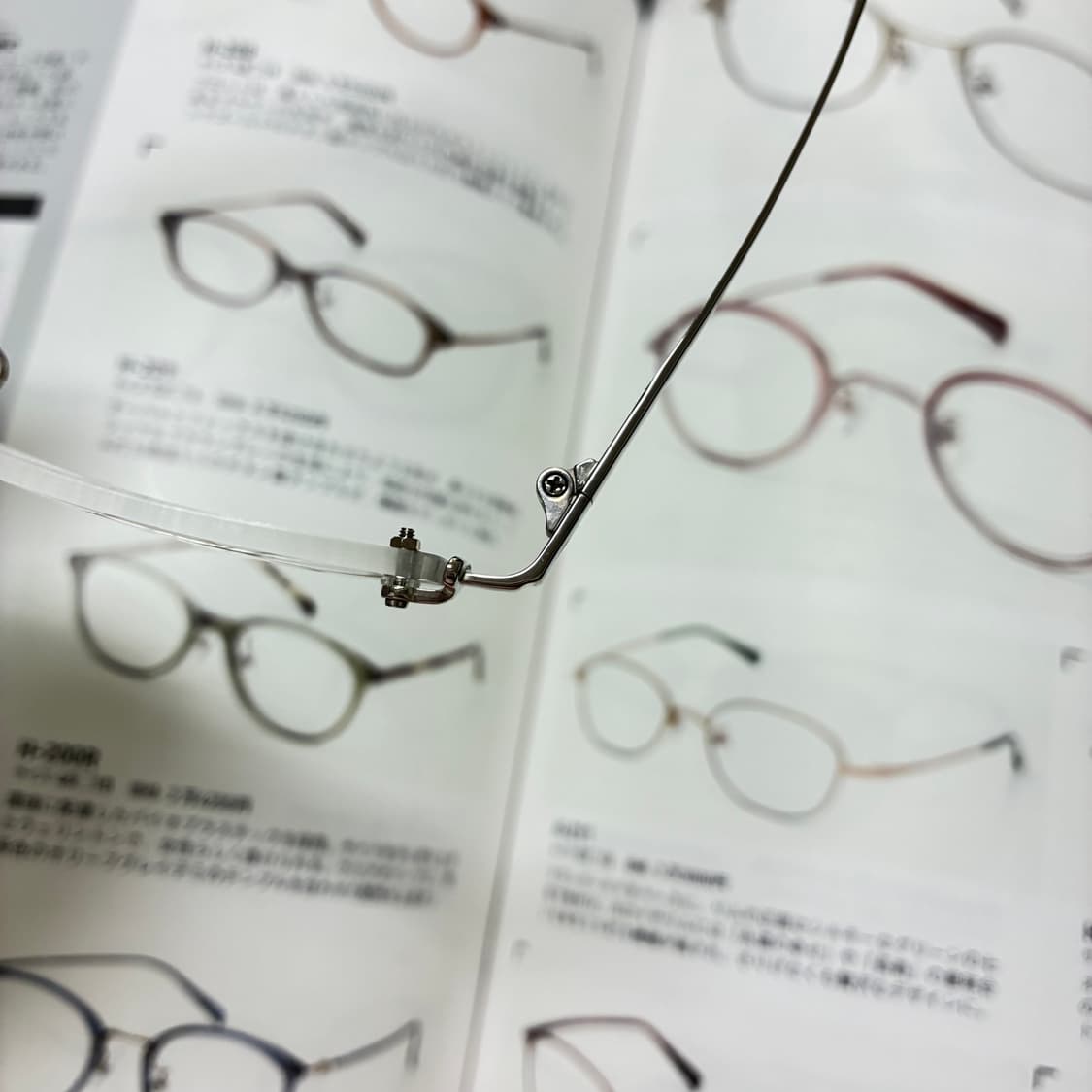 Reiz 무테 티타늄 일본 제작 실버 안경 상품이미지5