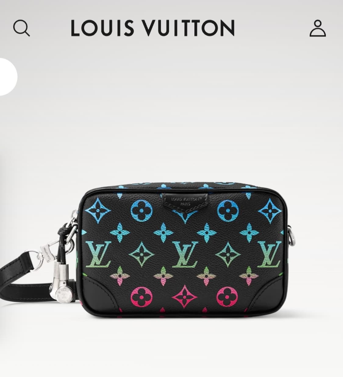 루이비통 한정판 퍼렐 이어폰 그라데이션 크로스백 (새상품) 상품이미지2