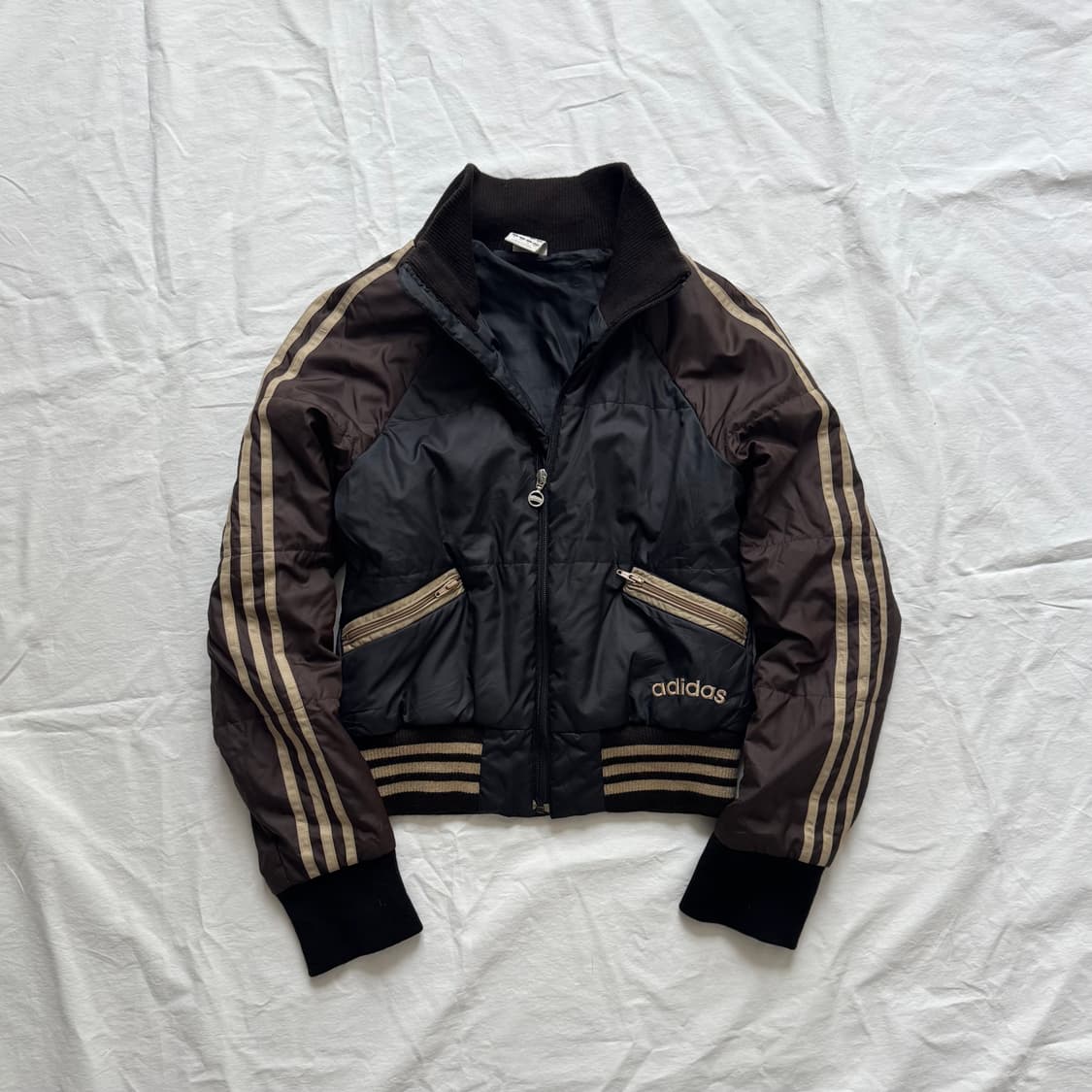 Rare Adidas japan 초코바나나 패치 패딩 스포티 올드스쿨 상품이미지2