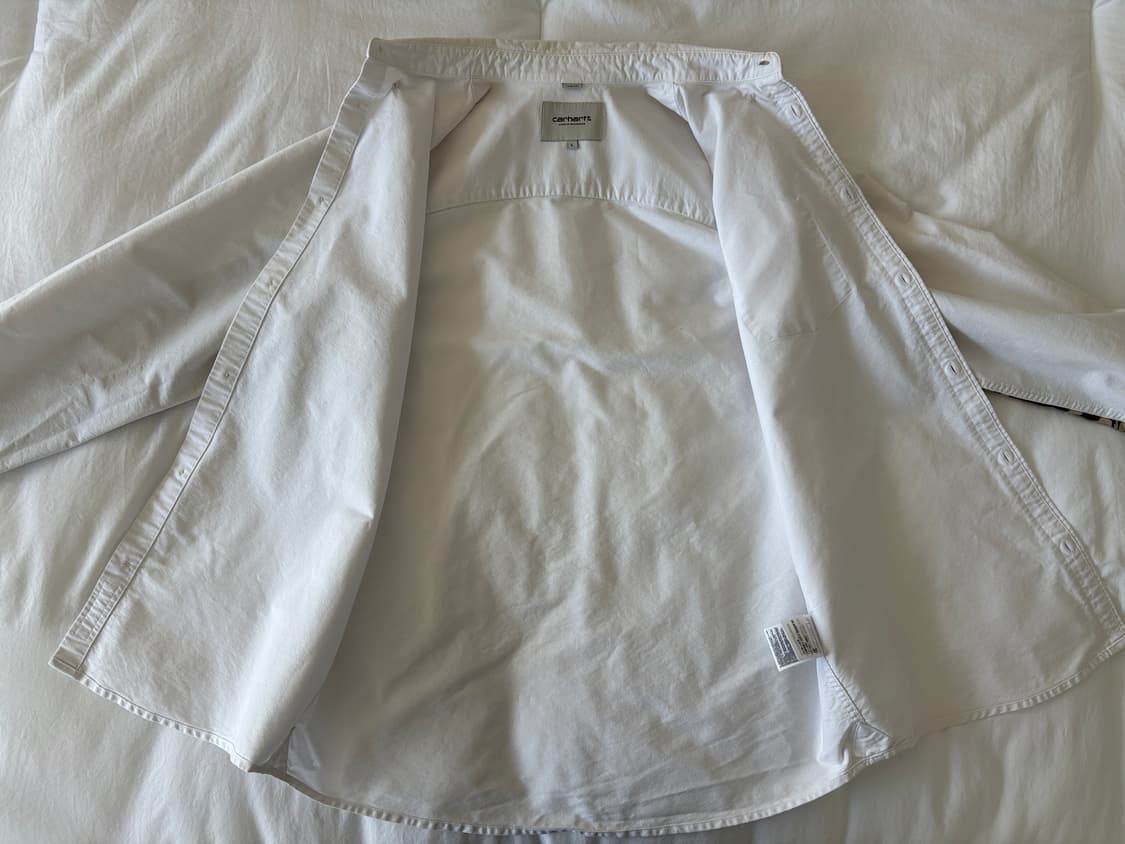 칼하트 WIP Raymond 셔츠 화이트 L 상품이미지6