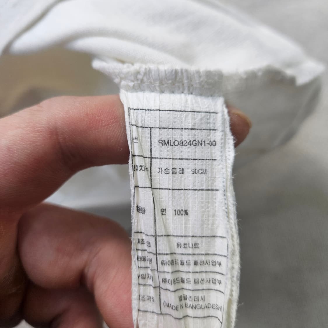 90 로엠 여성 프린팅 라운드넥 반팔티 0403Y 상품이미지5