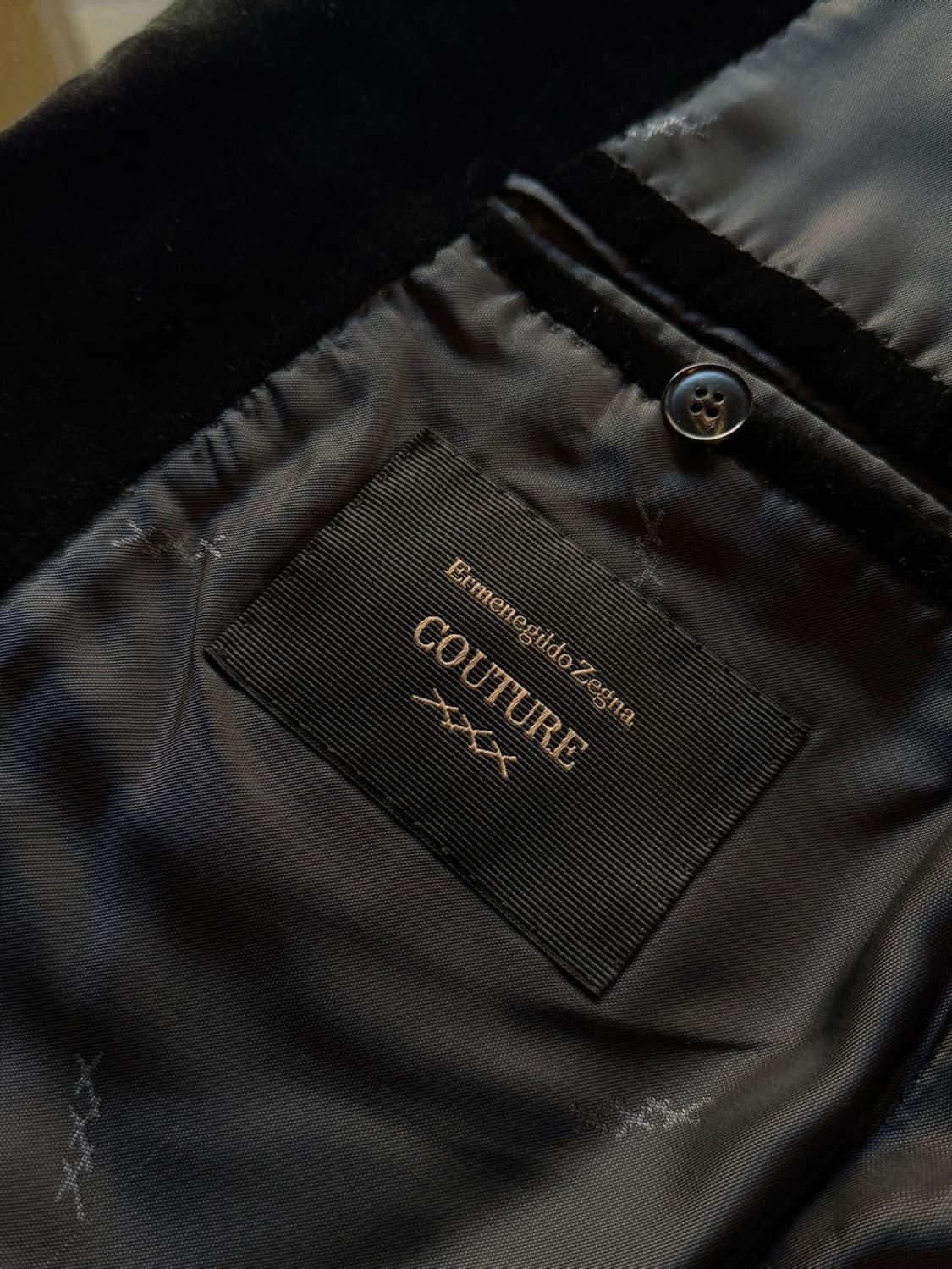 에르메네질도 제냐 꾸띄르 블랙와치 벨루어 자켓 95 상품이미지8