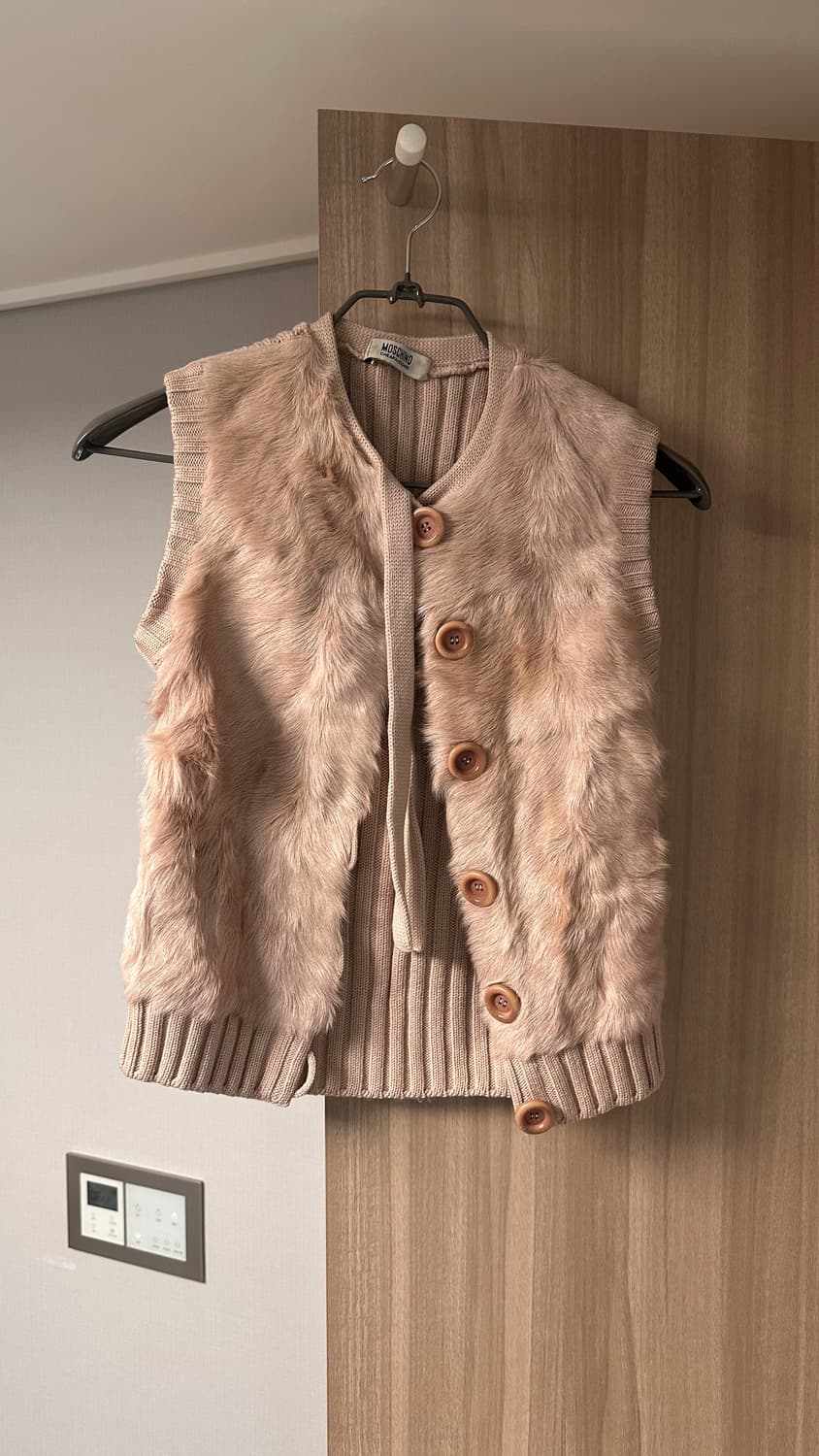 모스키노 털 조끼 베스트 상품이미지1