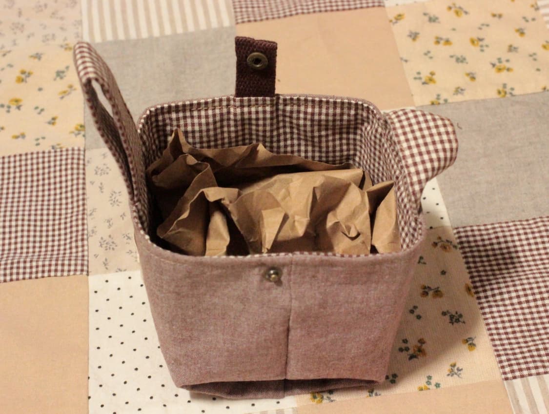 핸드메이드 브라운 파우치 상품이미지7