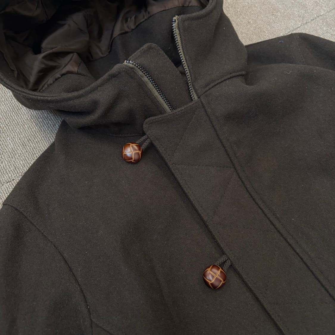 boycott japan 보이콧 울 후드 자켓  상품이미지2