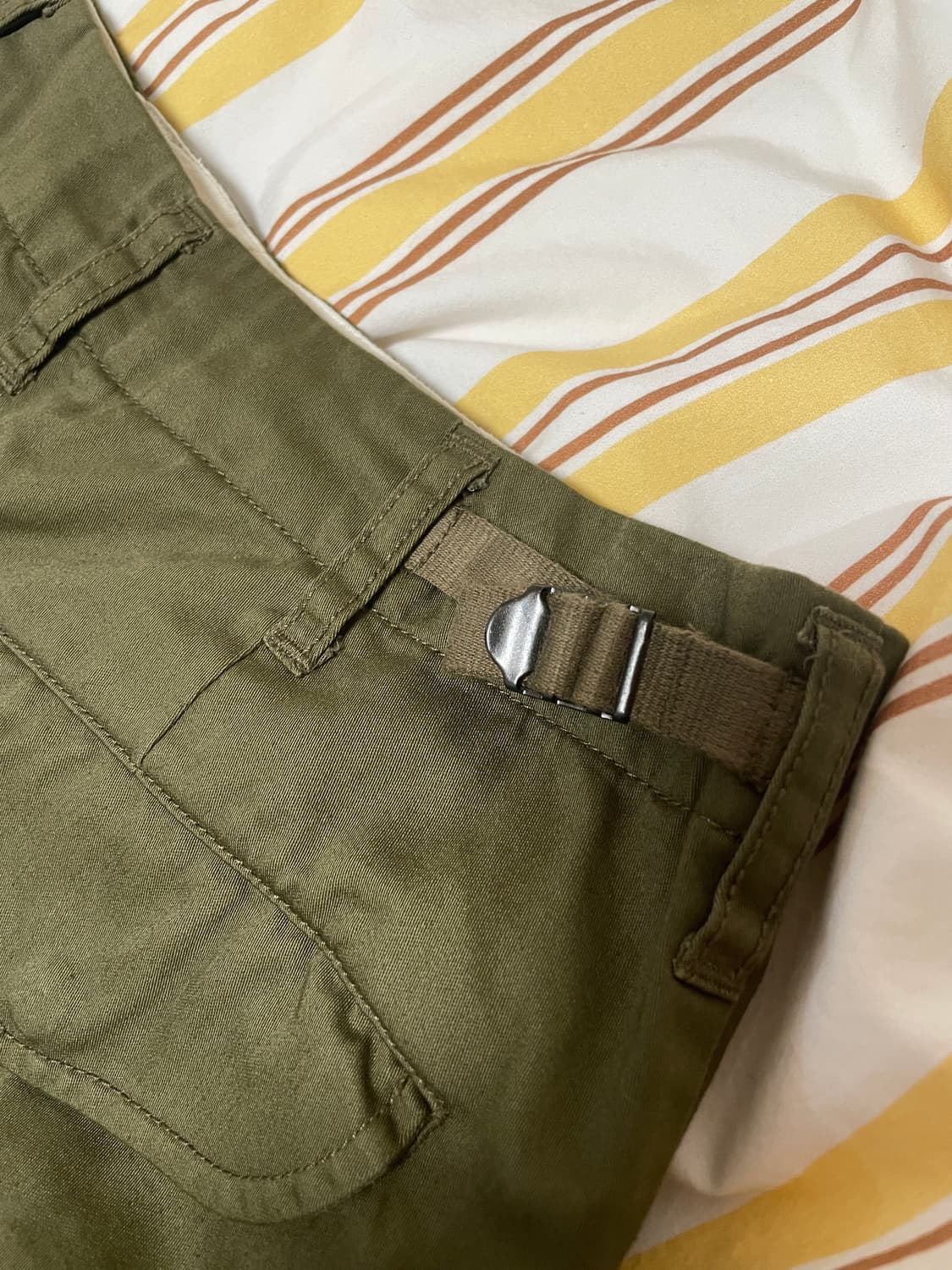 IENA 코튼 카고 롱스커트 카키 36 상품이미지3