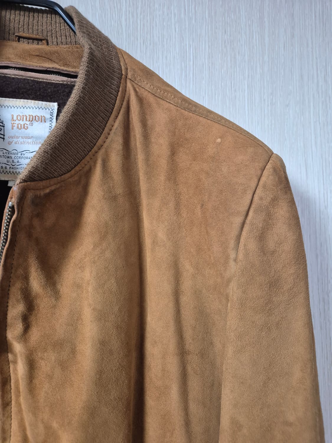 런던포그 스웨이드 가죽자켓 점퍼 블루종 라지 남성 상품이미지7