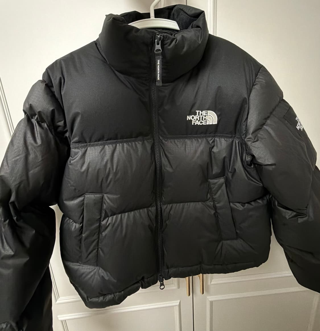 여성 화이트라벨 노벨티 눕시 다운 자켓 블랙 M/90 상품이미지1