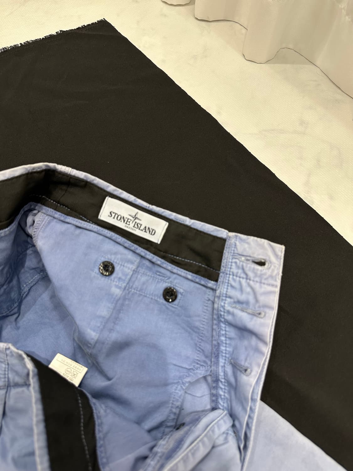 빈티지 스톤아일랜드 라이트 블루 카고 팬츠 32 상품이미지3