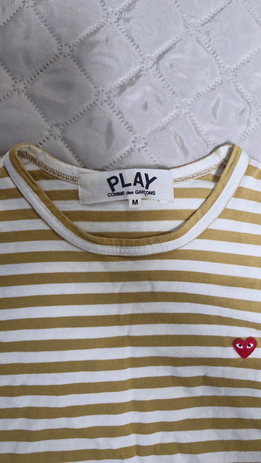 꼼데가르송 플레이 스트라이프 긴팔 상품이미지2