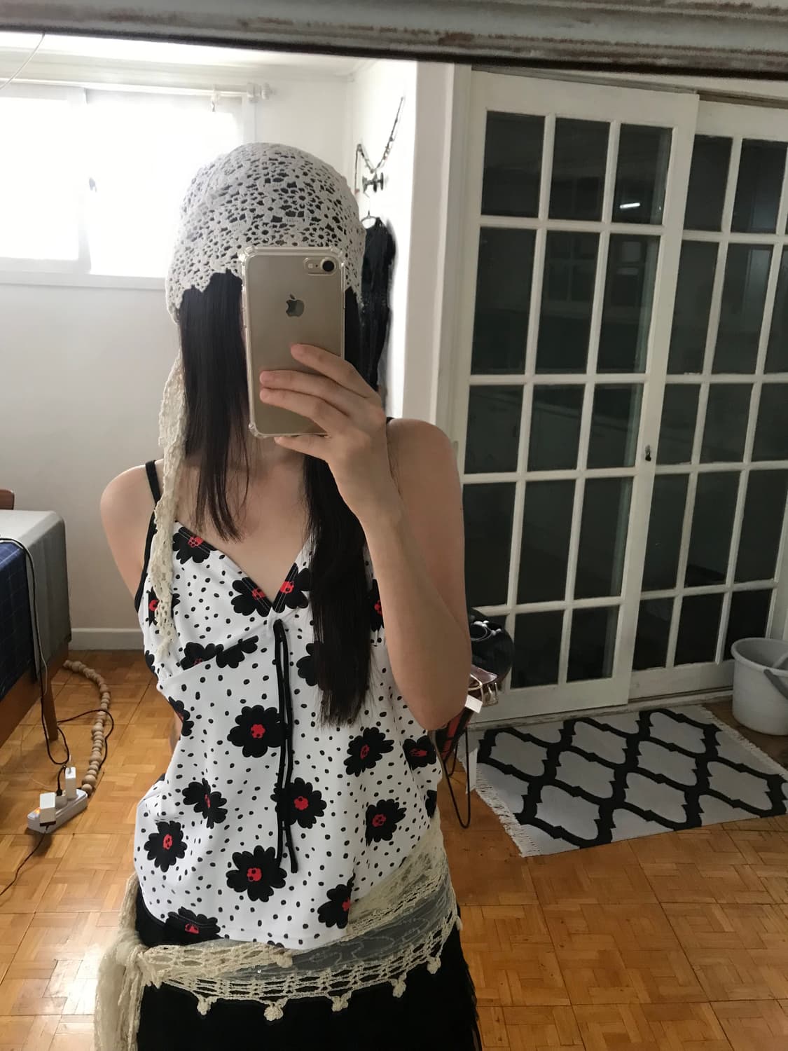 vintage pattern sleeveless 상품이미지1