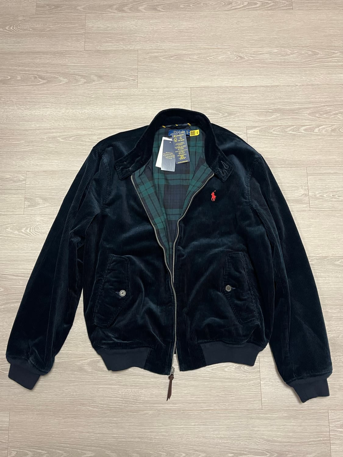 (백화점판, 새상품) 폴로 랄프로렌 코듀로이 바라쿠타 블루종 상품이미지5