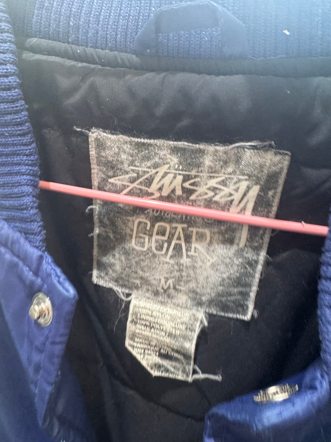 스투시 블루종 자켓 블루  상품이미지2